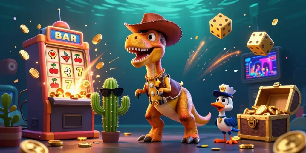 Experience thrilling gameplay at 789club with a colorful jackpot scene and engaging characters.