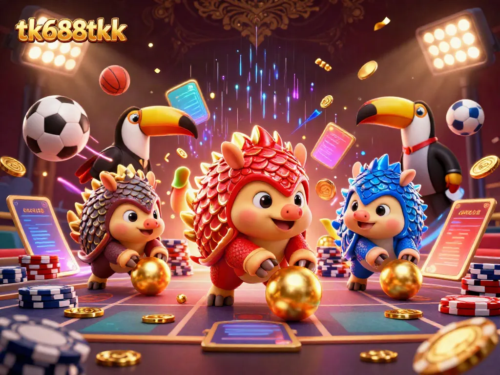 tk688tkk rivals clash in an exhilarating casino scene with golden game elements