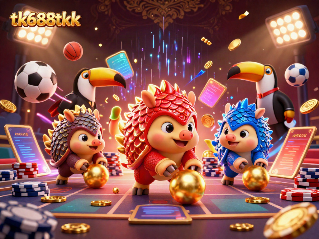 tk688tkk rivals clash in an exhilarating casino scene with golden game elements