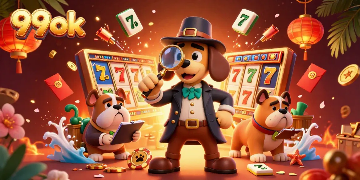 Experience the thrill of 99ok casino with a detective uncovering golden poker secrets.