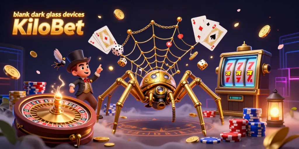 Engage in thrilling gameplay at monitor KiloBet with steampunk elements and vibrant casino visuals.