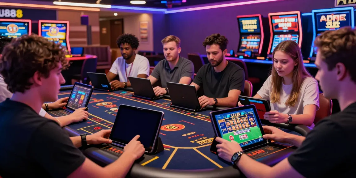 Engaged players enjoying betting activities at LU88, highlighting Link vào lu88 gaming excitement.