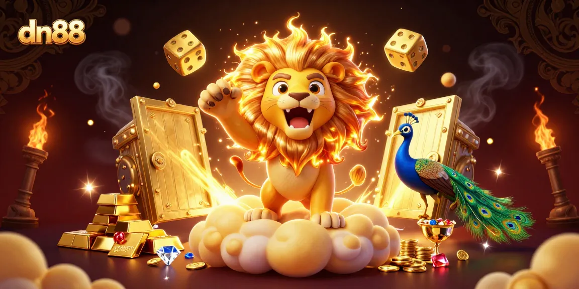 Experience thrilling action with dn88's captivating casino adventure scene featuring golden treasures and vibrant characters.