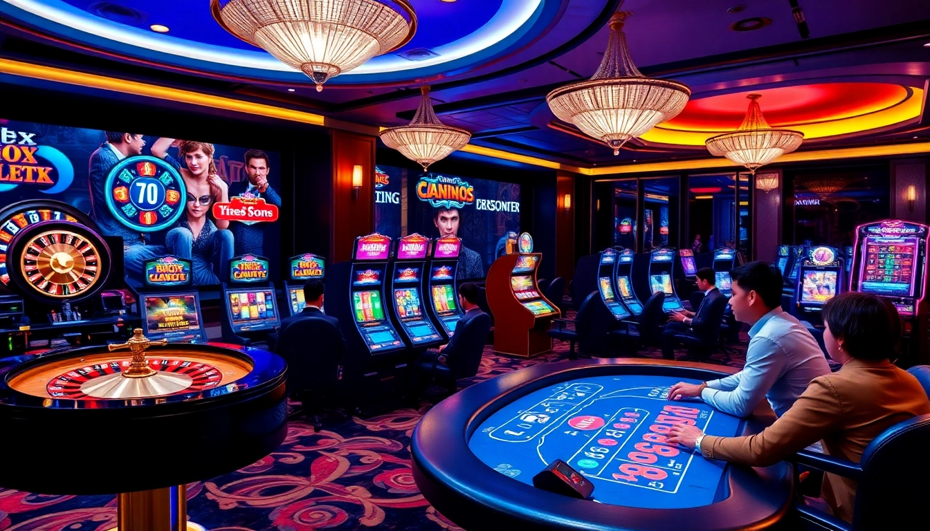 Experience the excitement of gambling with loto188.gb.net in a vibrant virtual casino setting.