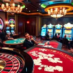 Exciting casino atmosphere features chips and roulette at https://99okwin.live, showcasing vibrant gambling activity.