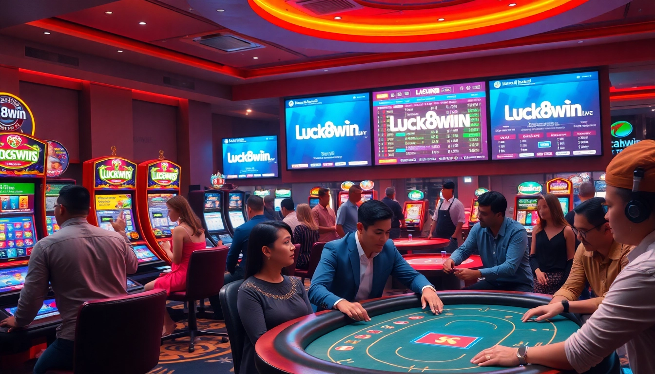 Experience the excitement of online gaming at luck8win.live with vibrant casino activities.