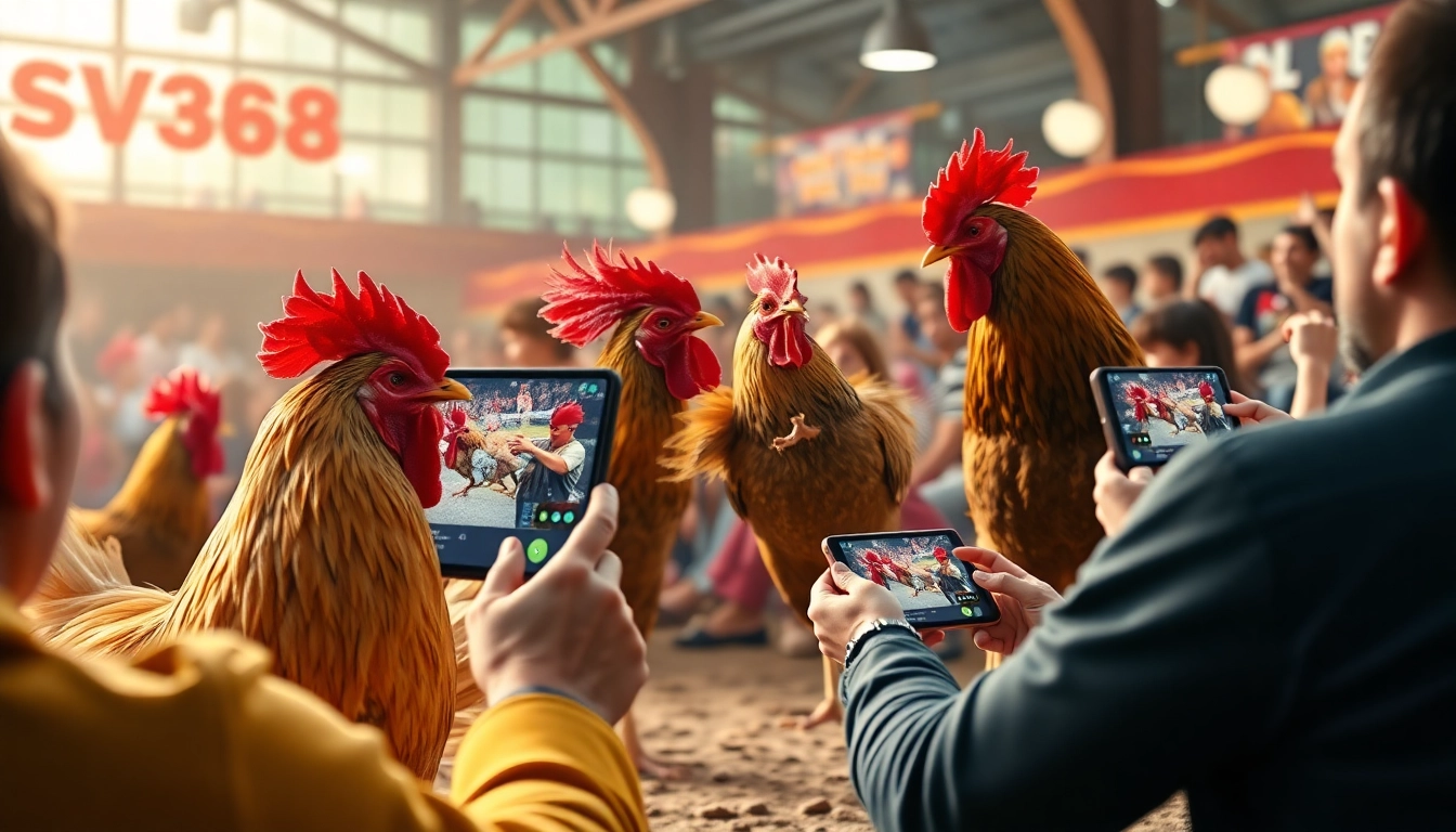 Experience live cockfighting action at sv368win.live with vibrant graphics and exciting betting.