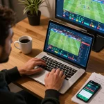 Place bets on live events at CAKHIA TV with a cozy online sports betting session scene