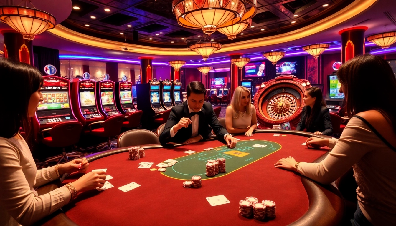 Engaged players at a poker table capture the thrill of 79king com gaming experience.