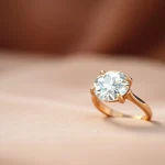 Showcase of engagement rings UK highlighting a brilliant diamond and luxurious design.