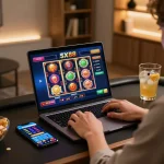 SX88 online gaming experience with vibrant slot options and live dealer interface.