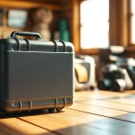 Protect your essentials with a durable hard case offering reliable safety during travel.