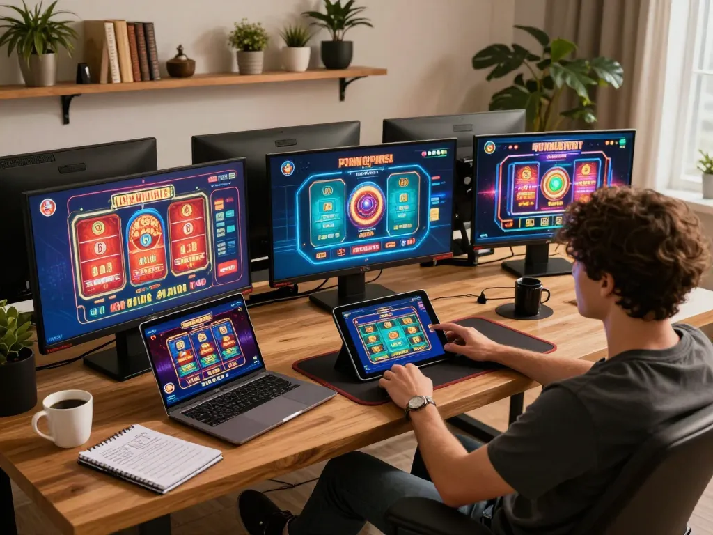 Engaging in exciting online casino games at home with rik vip on multiple screens