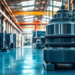 Vibration Control system showcased in a modern industrial environment with advanced machinery.
