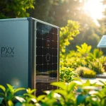 EcoFlow solar power station showcased outdoors, surrounded by nature.