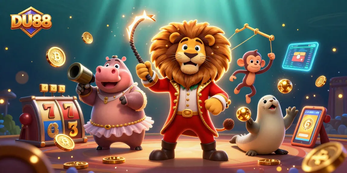 Experience thrilling wins with DU88 in vibrant slot games and cartoon characters.
