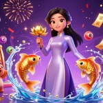 Experience the thrill of 11Win with vibrant casino elements and a captivating character design.