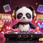 Engage in thrilling gambling experiences on debet with vibrant casino elements and animated characters.