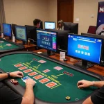 NET88 players engaged in live dealer Baccarat game, showcasing interactive online casino experience.