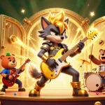 Experience high-stakes action at hit club with cartoon characters in a vibrant casino setting.