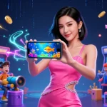 Bắn cá Bit789 offers an engaging gaming experience with a stunning scene of fish shooting action encapsulated in a visually rich 3D illustration.