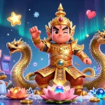 Experience exciting gaming adventures with MM88 as a cartoon guardian and Naga characters.