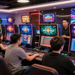 xocdia 88 online gaming scene showing players engaged in various casino games with vibrant graphics and interactive interfaces.