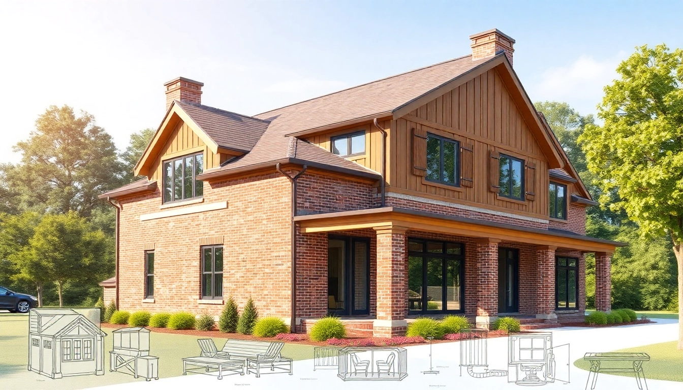 Visual representation of colonial addition emphasizing classic architecture and green surroundings.