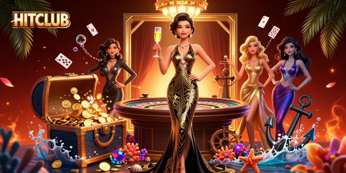 Experience thrilling gameplay at HITCLUB with elegant atmosphere, vibrant casino elements, and rich visuals.