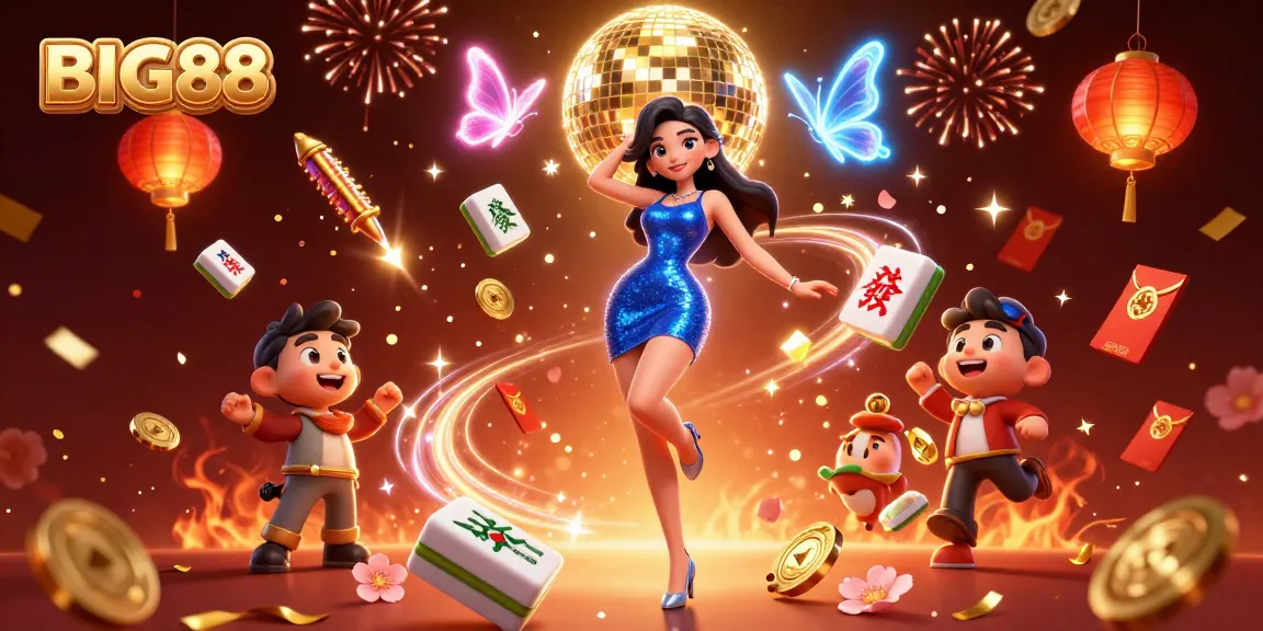 Experience the excitement of BIG88 with dazzling casino elements and vibrant celebrations.