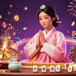 Play and win at VB88 with stunning casino elements in this vibrant illustration.