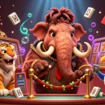 Experience the excitement of situs gacor with a cartoon casino scene featuring unique characters and dynamic elements.