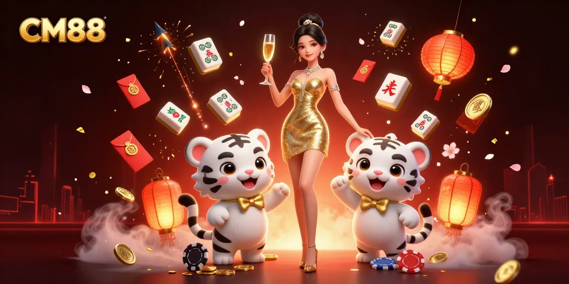 Experience the thrill of CM88 with a glamorous atmosphere filled with luck and winning opportunities.