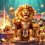 Experience thrilling wins at go8 with a majestic lion king, gold coins, and a jackpot explosion.