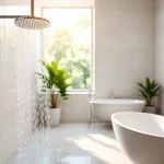 Experience elegant showers designed with modern aesthetics and serene ambiance for your bathroom.