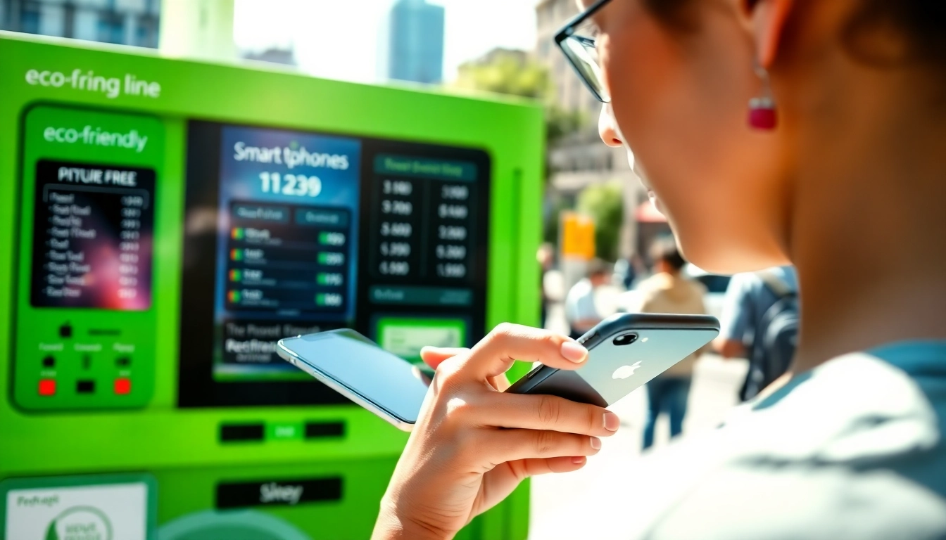 Compare and beat EcoATM price effectively with dynamic smartphone trade-in scene.