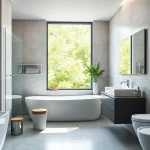 Elegante Gestaltung mit sonni sanitär Produkten im modernen Badezimmer.