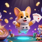 Experience thrilling gaming at B52club, featuring a vibrant space casino scene with dynamic characters and poker elements.
