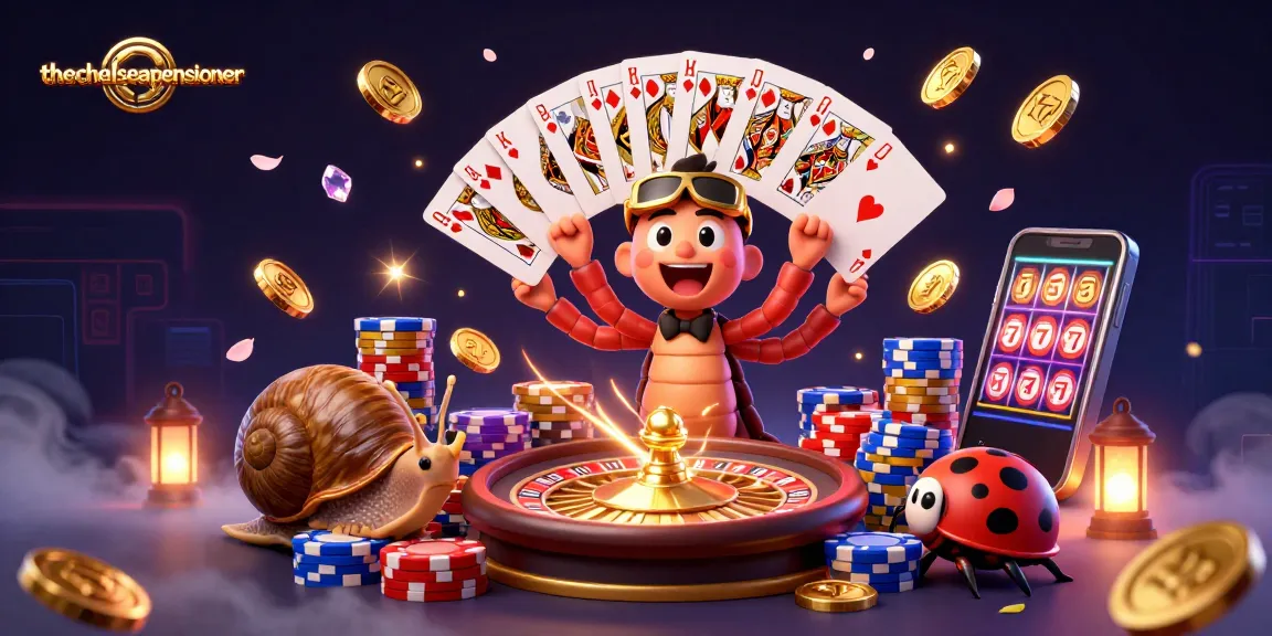thechelseapensioner showcases a vibrant casino scene with dynamic game elements and unique characters
