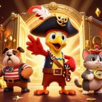 Engage in luck with fl88 casino adventure featuring colorful characters and treasure in 3D.