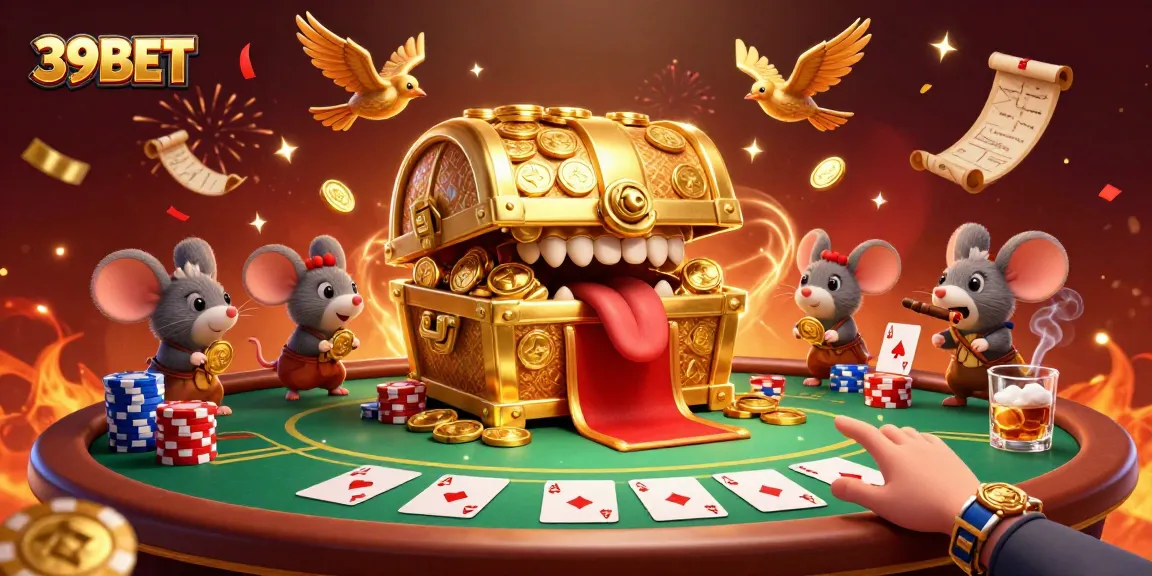 Experience thrilling gameplay with 39BET's captivating casino slots and poker tables.