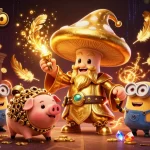 Engage with B52Club's thrilling gold rush, featuring a magical mushroom wizard and treasure-hunting pig.