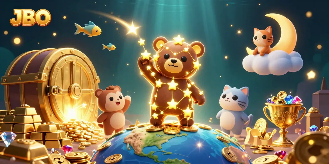 Immerse yourself in JBO's vibrant underwater casino world, scooping up gold coins and gems.