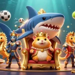 Engage in dynamic betting action with luck8, featuring a fierce golden hamster king and thrilling game elements.