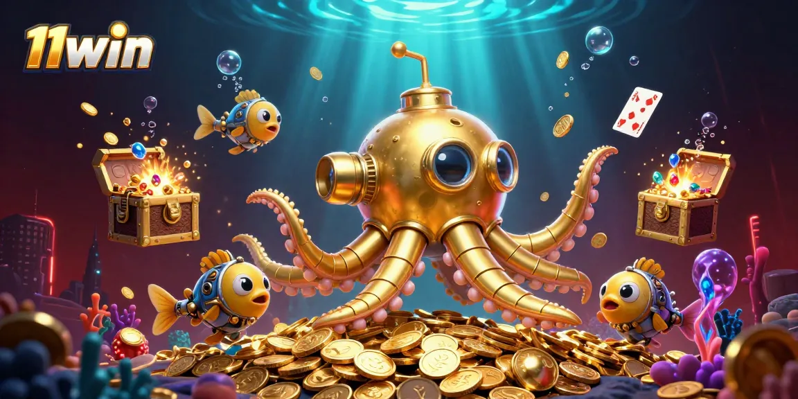 Win with 11win and dive into a sea of golden coins and treasure in this captivating submarine adventure.